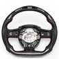 LED Carbon Fiber Steering Wheel For Audi B8 A4 A5