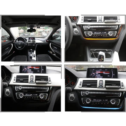 Radio Trim LED Dashboard Centre Console AC Panel Light with Blue/Orange LED