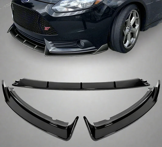 Ford Focus MK3 ST 2012 2013 2014 3Pcs Carbon/Gloss Black Car Front