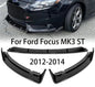 Ford Focus MK3 ST 2012 2013 2014 3Pcs Carbon/Gloss Black Car Front