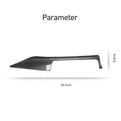 RHD Real Carbon Dashboard Cover Stickers For-BMW 3 4 Series GT F30 F32