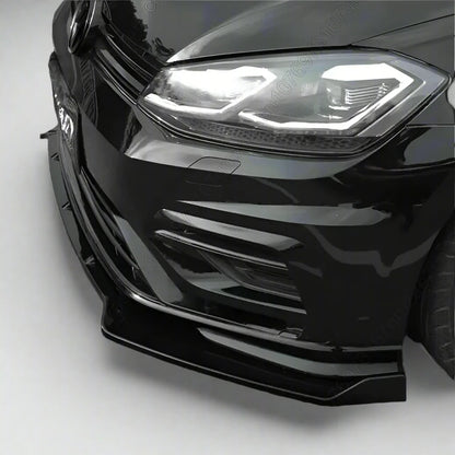 Volkswagen Golf 7 Facelift MK7.5 R GTI Rline 2014-2019 MAXTON Style Front Splitter