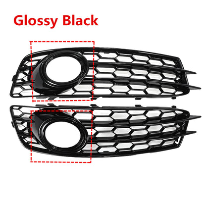 Audi A3 HONEYCOMB Front Bumper Fog Light Lamp Grille Grill Cover Mesh