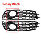 Audi A3 HONEYCOMB Front Bumper Fog Light Lamp Grille Grill Cover Mesh