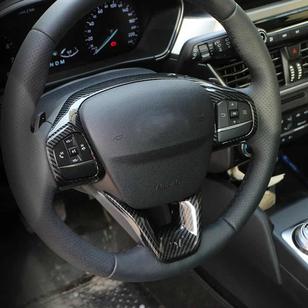 Steering Wheel Cover Trims Button Frame for Ford Focus Mk4 2019