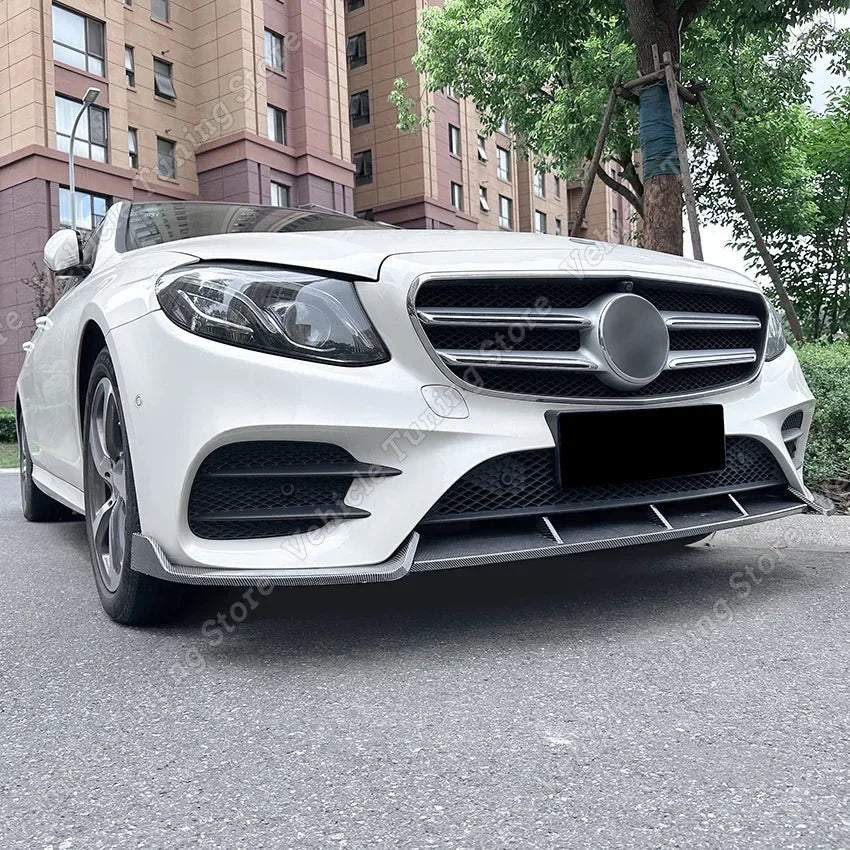 Front Bumper Lip Splitter For Mercedes Benz E Class