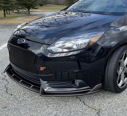 Ford Focus MK3 ST 2012 2013 2014 3Pcs Carbon/Gloss Black Car Front