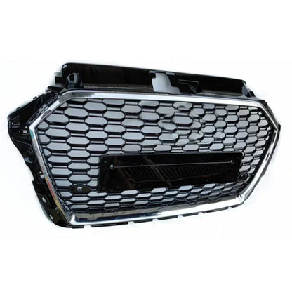 RS3 Style Front Sport Hex Mesh Honeycomb Hood Grill for Audi A3/S3