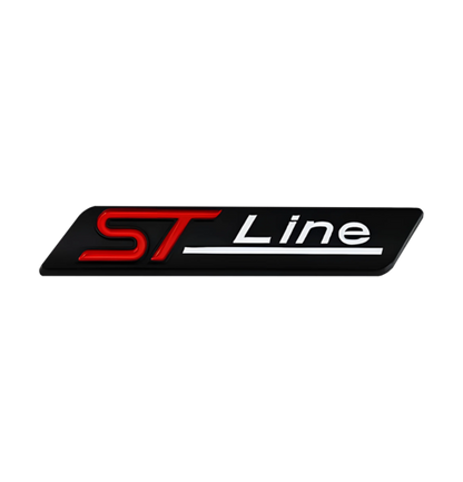 3D Metal ST Line Logo Car Rear Trunk Badge Emblem Sider Fender Sticker