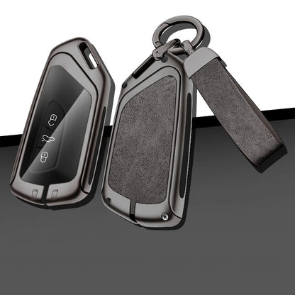 Metal Key Case Cover For VW Volkswagen Golf 8 Mk8 Skoda Octavia