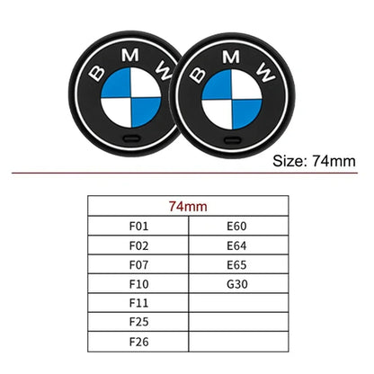 2PCS Car Cup Mat FOR BMW X1 X2 X3 X4 X5 X6 1 2 3 4 5 6 7 Sereis F30