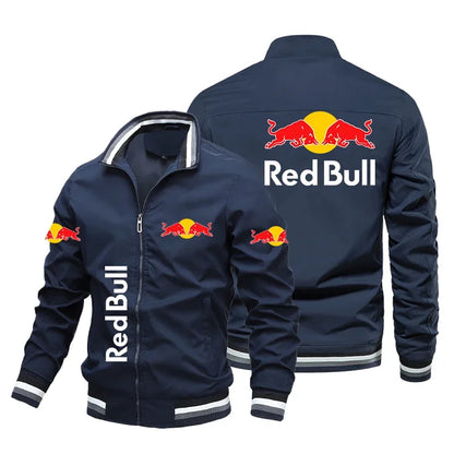 Red Bull Racing Jacket Trendy Casual Loose Motorcycle Jacket Outdoor Sport Oversized Custom Racing