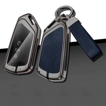 Metal Key Case Cover For VW Volkswagen Golf 8 Mk8 Skoda Octavia