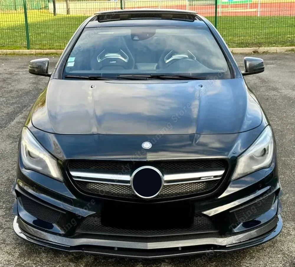 Mercedes Benz C117 CLA Class Front Splitter