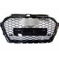 RS3 Style Front Sport Hex Mesh Honeycomb Hood Grill for Audi A3/S3