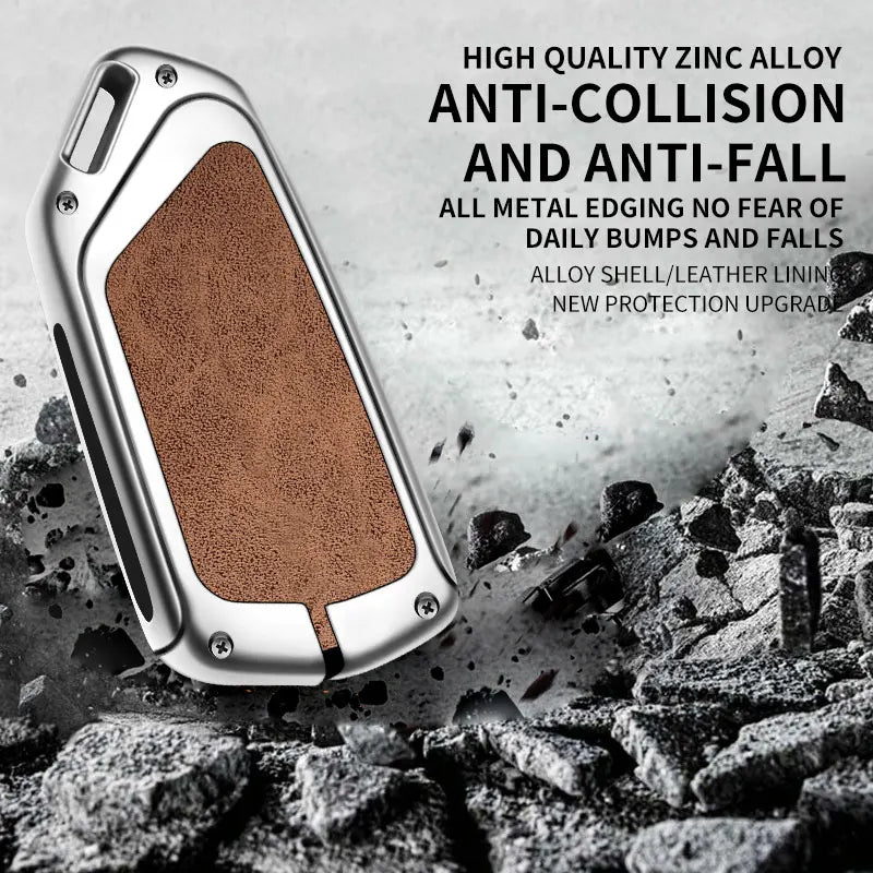 Metal Key Case Cover For VW Volkswagen Golf 8 Mk8 Skoda Octavia