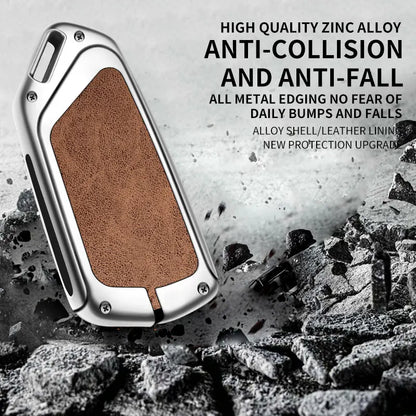 Metal Key Case Cover For VW Volkswagen Golf 8 Mk8 Skoda Octavia