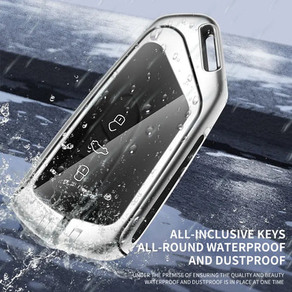 Metal Key Case Cover For VW Volkswagen Golf 8 Mk8 Skoda Octavia
