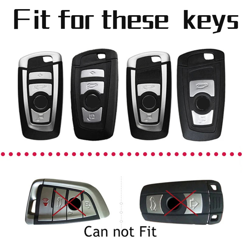 Metal Car Key Case Cover for BMW