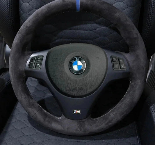 Customized Car Steering Wheel Braid Soft Suede Cover For BMW E81 E90 Pack M Sport M3 E91 E92 E93 E87 E82 E88 X1 E84