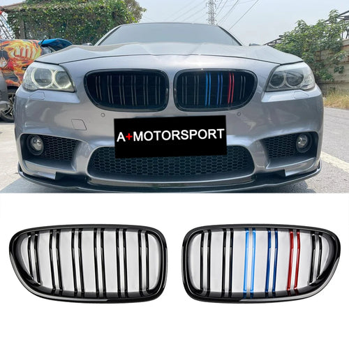 Dual Slat Kidney Grill For BMW 5 Series