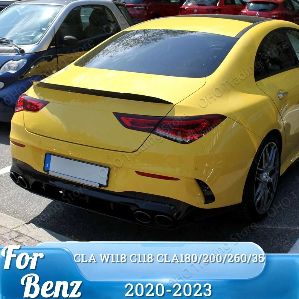 Mercedes Benz CLA class C118 W118 X118 Rear Trunk Spoiler Wing CLA180 200 220 250 CLA35 CLA45 AMG 2020 2021 2022 2023