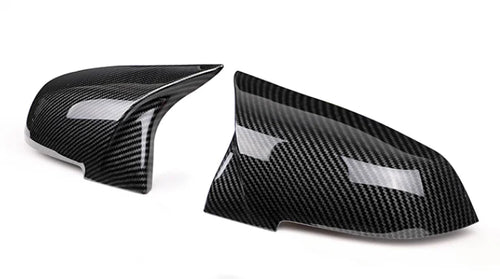 Mirror Cover Cap Carbon Black for BMW Series 1 2 3 4