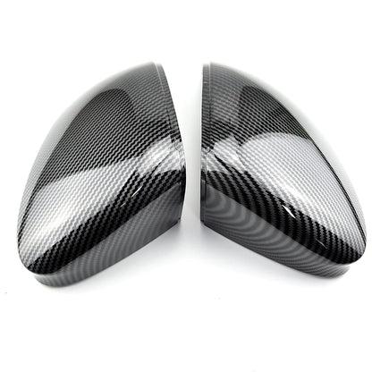 Volkswagen Golf MK8 VIII 8 Side Mirror Covers Caps (Carbon Look)