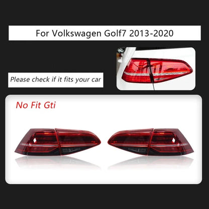 LED Tail Lamps Assembly For VW Volkswagen Golf MK7 Golf7.5 TSI/TDI 2013 - 2020