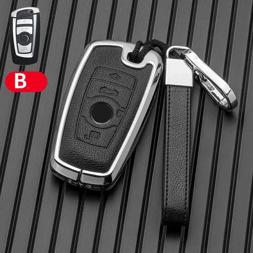 Metal Car Key Case Cover for BMW