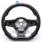 Carbon LED Steering Wheel - Perforated Leather For VW Golf MK7 MK7.5