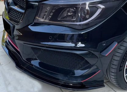 Mercedes Benz C117 CLA Class Front Splitter