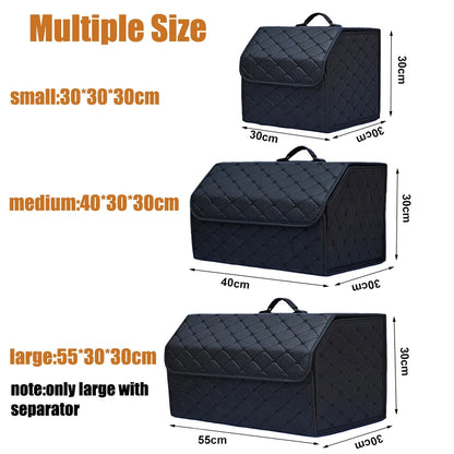 Car Trunk Organizer Box Large Capacity Auto Multiuse Tools Storage Bag