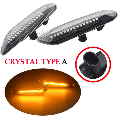 High quality Dynamic LED Fender Light Side Marker For BMW E60 E61 E90