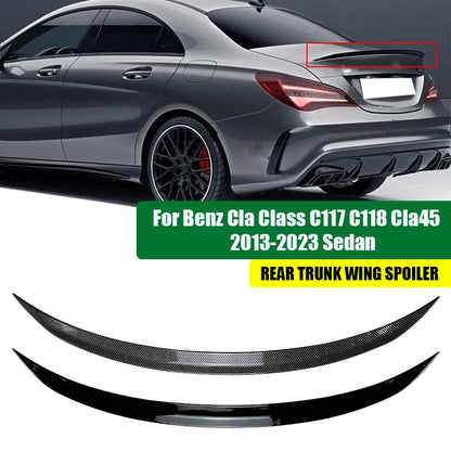 Rear Spoiler Mercedes Benz CLA Class C117 C118 CLA200 CLA260 CLA45 AMG 2013-2023 Car Rear Spoiler Lip Exterior Parts