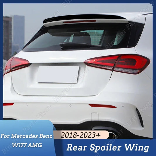 Rear Trunk Spoiler for Mercedes Benz A Class W177 A180 A200 A220 A35 AMG 2018-2023+ Tail Wing Body Kits Accsesories