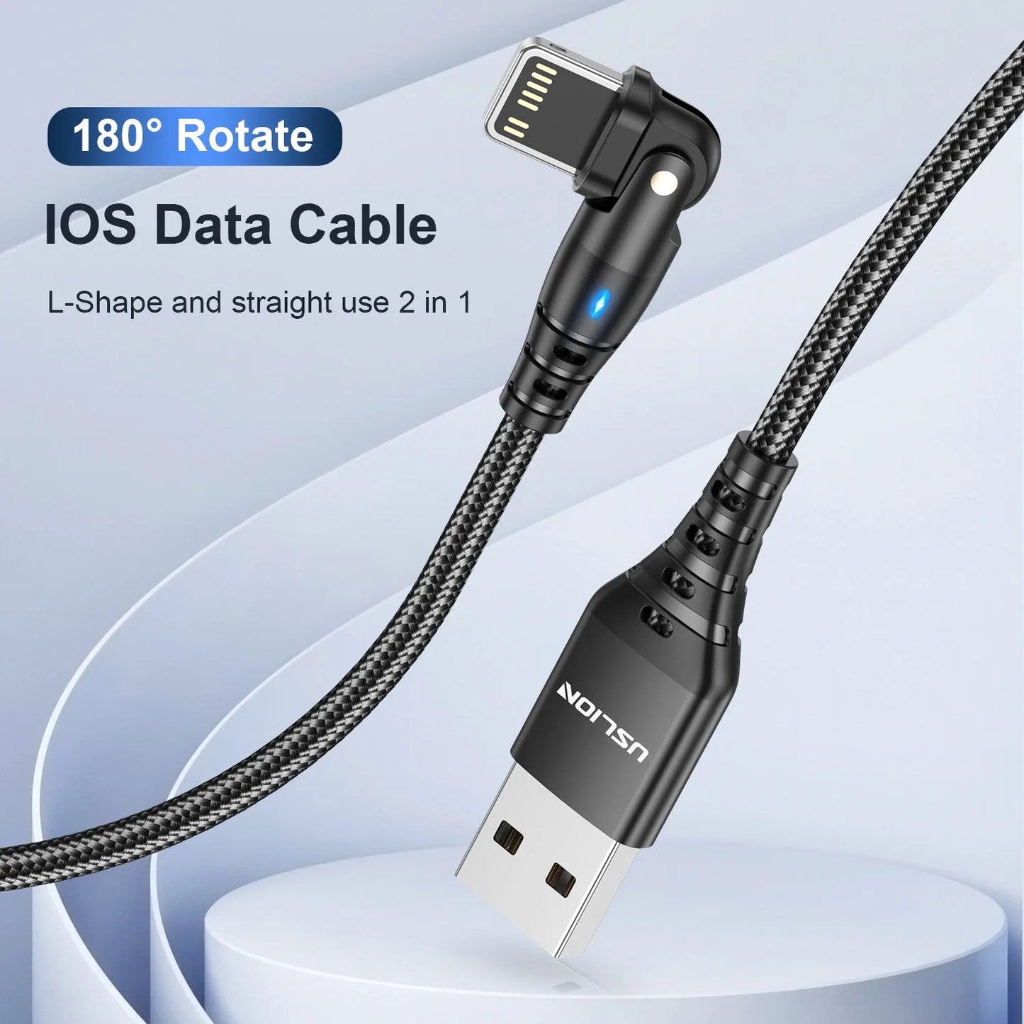 3A USB Cable For iPhone Cable 14 13 12 11 Pro Max Xs Xr X 8