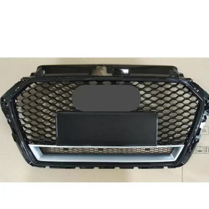 RS3 Style Front Sport Hex Mesh Honeycomb Hood Grill for Audi A3/S3