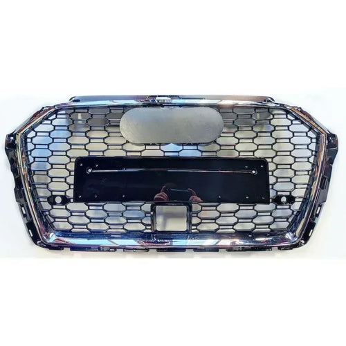 RS3 Style Front Sport Hex Mesh Honeycomb Hood Grill for Audi A3/S3