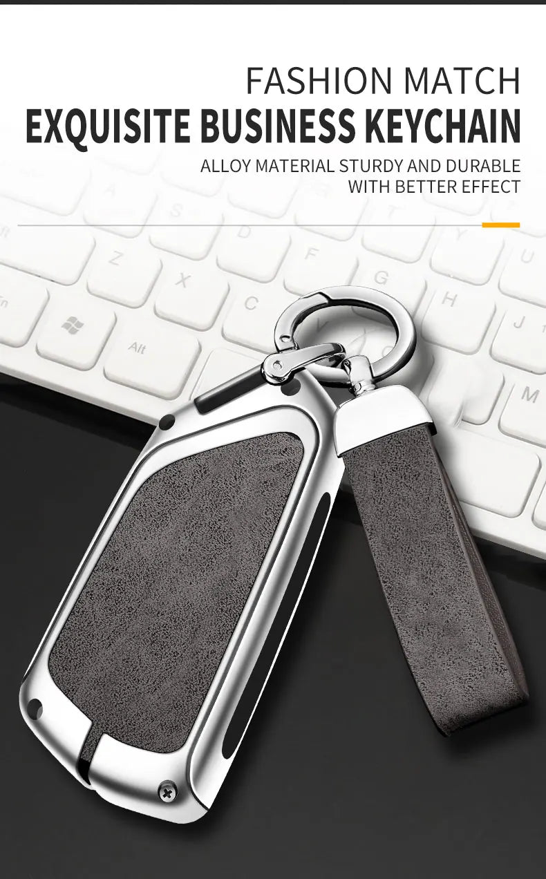Metal Key Case Cover For VW Volkswagen Golf 8 Mk8 Skoda Octavia