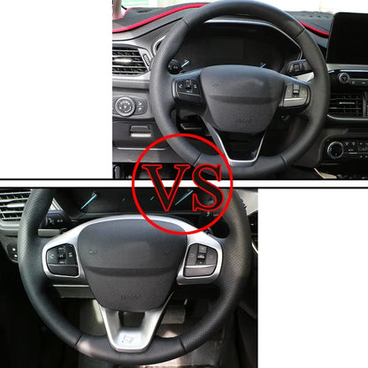 Steering Wheel Cover Trims Button Frame for Ford Focus Mk4 2019