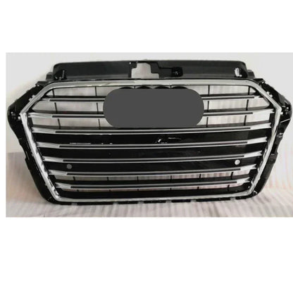 RS3 Style Front Sport Hex Mesh Honeycomb Hood Grill for Audi A3/S3