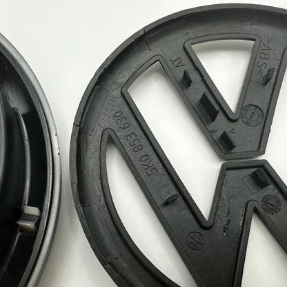 Gloss Black Replacement 135mm Front Grill emblem or 110mm Rear Trunk