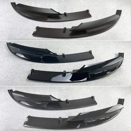 M Style Front Spoiler Bumper Lip Chin Splitter Air Dam For BMW 3