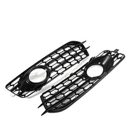 Audi A3 HONEYCOMB Front Bumper Fog Light Lamp Grille Grill Cover Mesh