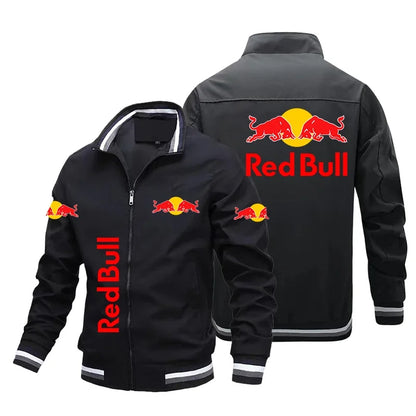Red Bull Racing Jacket Trendy Casual Loose Motorcycle Jacket Outdoor Sport Oversized Custom Racing
