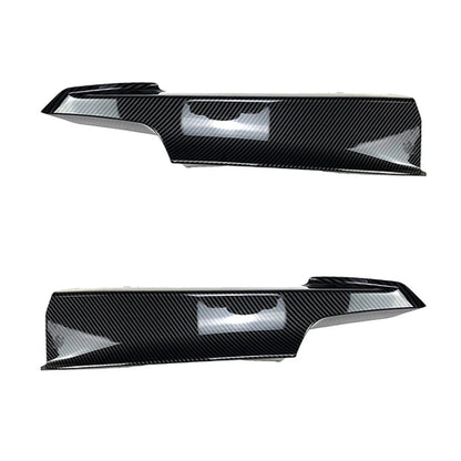 Front Bumper Splitter Trim Kit Fog Light Lamp Cover Canards For BMW F30