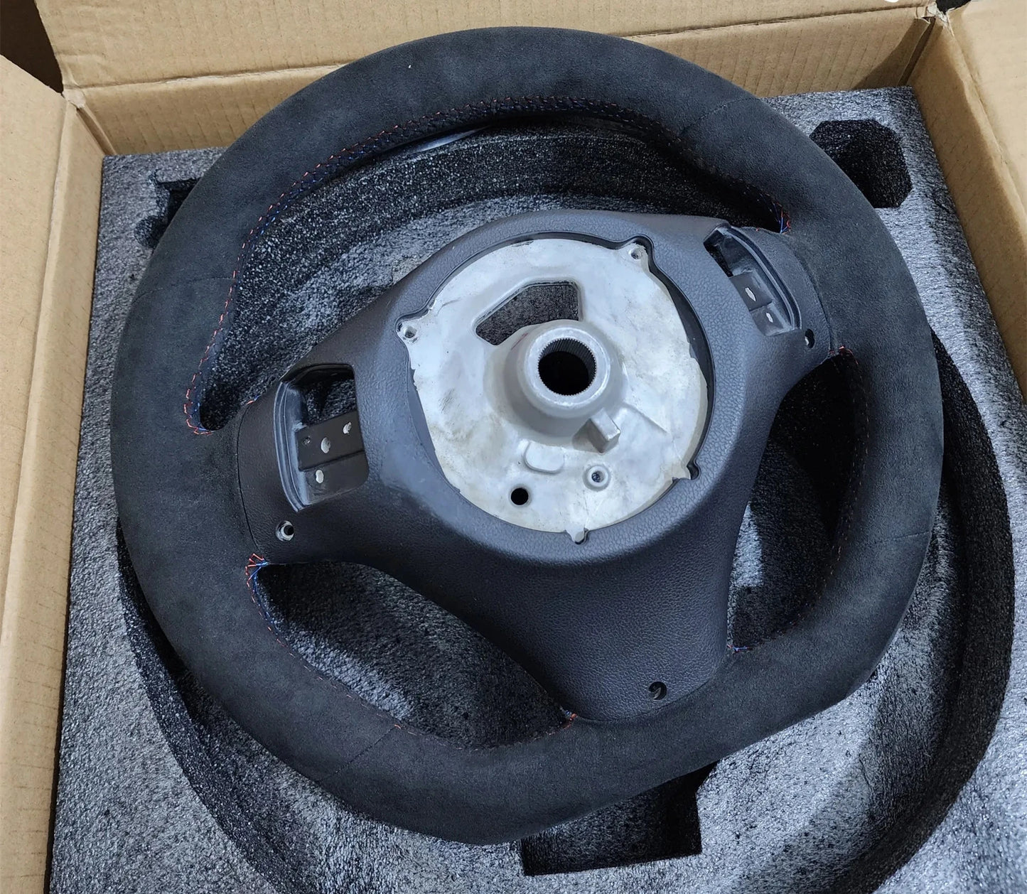 LED Alcantara Steering Wheel for BMW E-Series