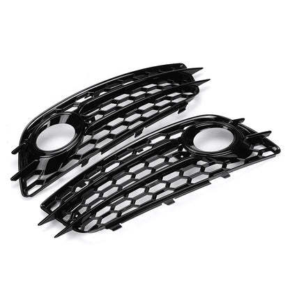 Audi A4 B8 Front Bumper Fog Light Lamp Grille Grill Cover Mesh