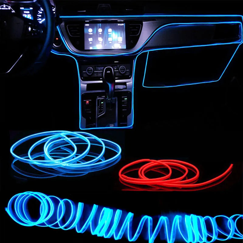 1M/3M/5M Car Interior Led Decorative Neon Strip